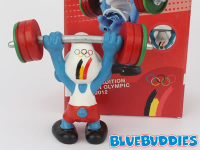 The Smurfs Belgian Team Stamp