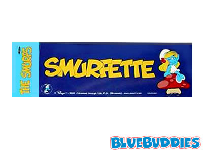 Smurfette Bumper Sticker