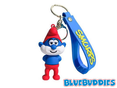 Papa Smurf Keyring