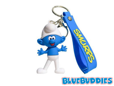 Smurf Keyring