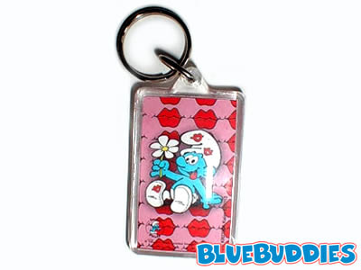 Lovestruck Smurf Keychain