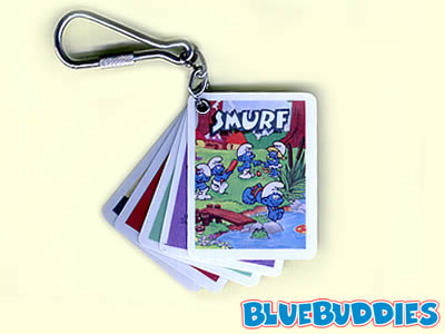 The Smurfs Cards Keychain