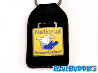 National Smurf Keyring (Leather)