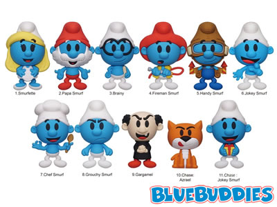 The Smurfs 3D Foam Keychains