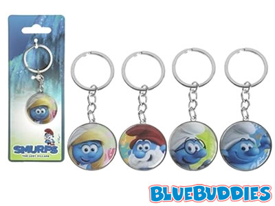 The Smurfs Keychains Set