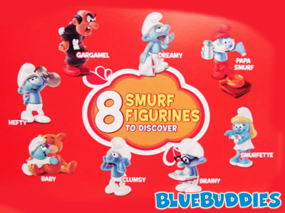 2011 Kinder Smurf Set