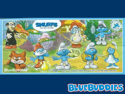 2017 Lost Village Smurf Set