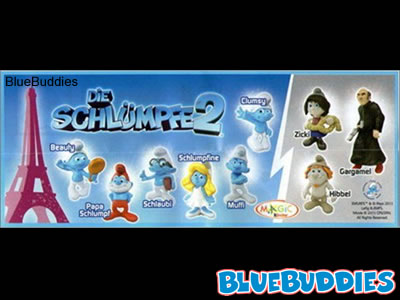 2013 Kinder Smurfs