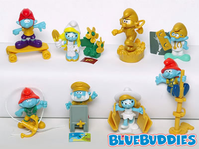 The Golden Smurfs Set