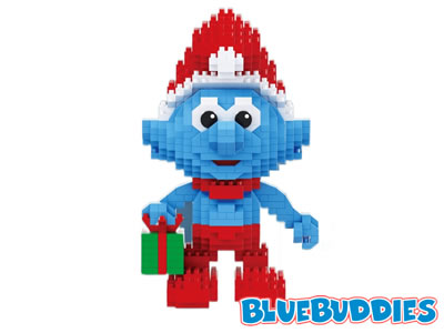 It's Santa Smurf!