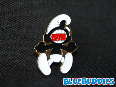 Smurf Pin - Angry Black Smurf