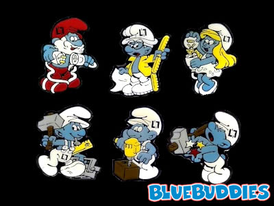 Smurf Pins - Bricoleurs