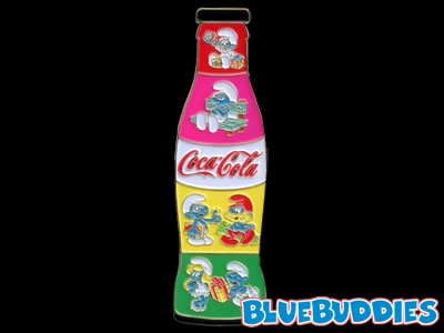 Smurf Pin - Coca Cola - Bottle