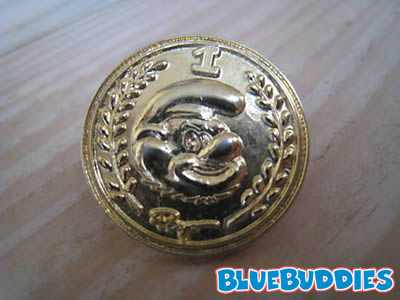 Smurf Pin - Papa Smurf Gold Coin