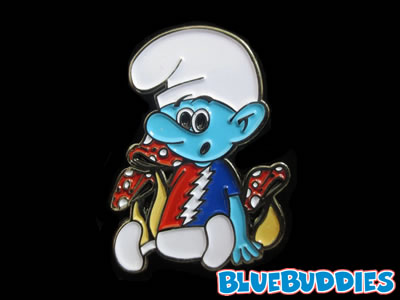 Smurf Pin - Grateful Dead Smurf