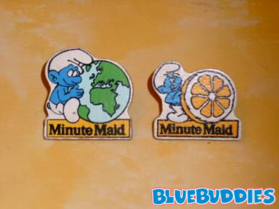 Minute Maid Smurfs