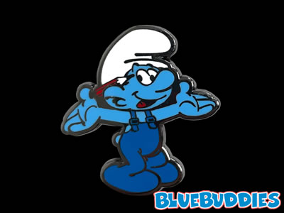 Handy Smurf Pin