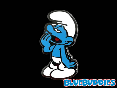 Lazy Smurf Pin