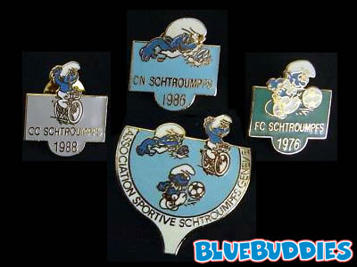 Geneva Smurfs Sports Association Pins