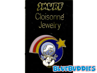 Smurf Pin - Cloisonne - Astro Smurf