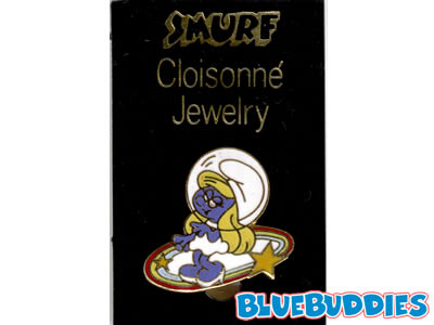 Smurf Pin - Cloisonne - Astro Smurfette