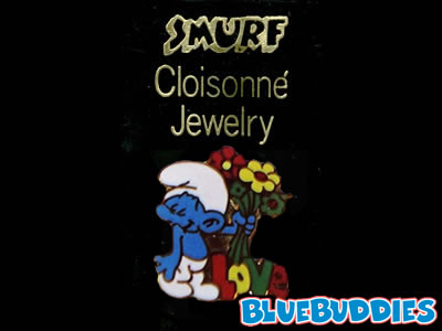 Smurf Pin - Cloisonne - LOVE Smurf