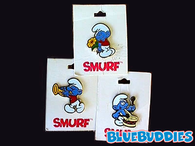 Smurf Pins - White Cards