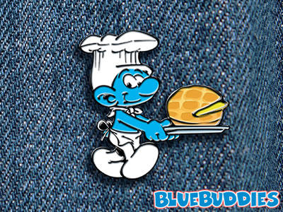 Chef Smurf Steam Bun