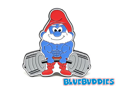 Smurf Pin - Papa Swole