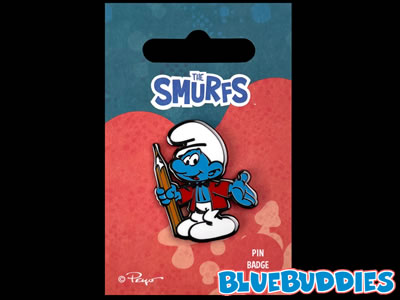 Artist Smurf Pin Badge