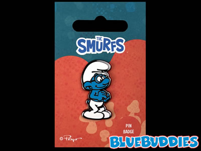 Brainy Smurf Pin Badge