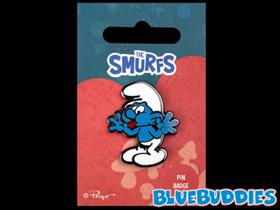 Silly Smurf Pin Badge