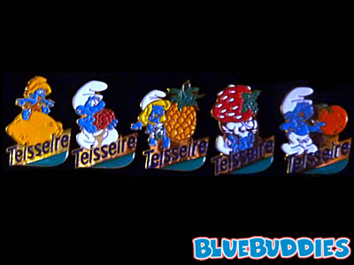 The Smurfs Teisseire Pins Set