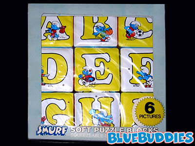 Smurf Soft Puzzle Blocks