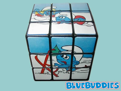 Smurf Rubiks Cube