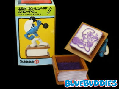 5.4402 Weightlifter Smurf Stamp Set