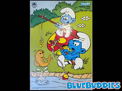 Golden Puzzle - Smurf Fishing Hole