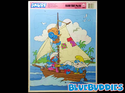 Golden Puzzle - Smurflings Sailboat