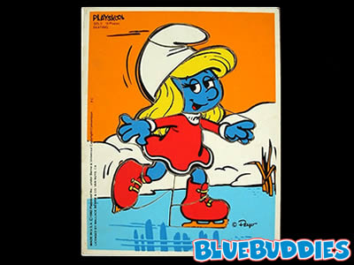 Playskool Puzzle - Skating Smurfette