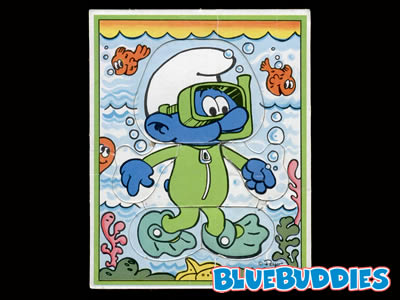 Puzzle Game - Snorkel Smurf