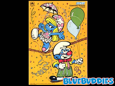 Golden Puzzle - Smurf Clowning Around