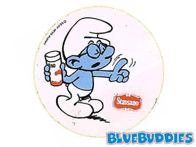 Stassano Smurf Sticker - Brainy Smurf