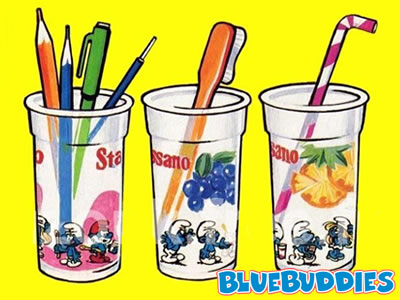 Stassano Smurf Cups