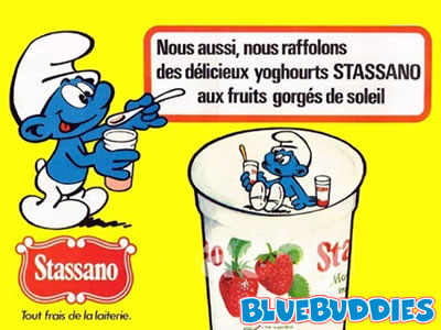 Stassano Smurfs Yogurt