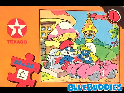 Texaco Smurfs Puzzle No. 1