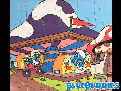 Smurf & Smurfette Texaco Puzzle