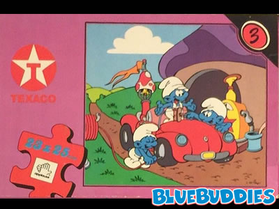 Texaco Smurf Puzzle No. 3