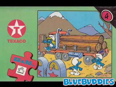 Texaco Smurf Puzzle No. 4