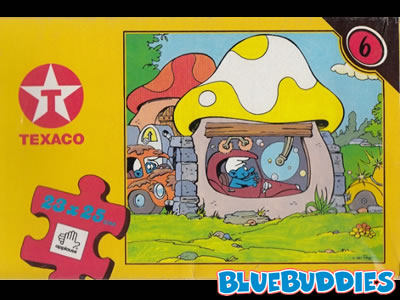 Texaco Smurf Puzzle No. 6