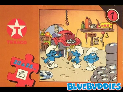 Texaco Smurf Puzzle No. 7